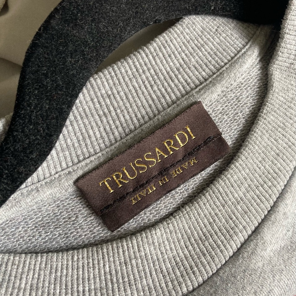 Trussardi Gray Crewneck Sweatshirt - Picture 2 of 4